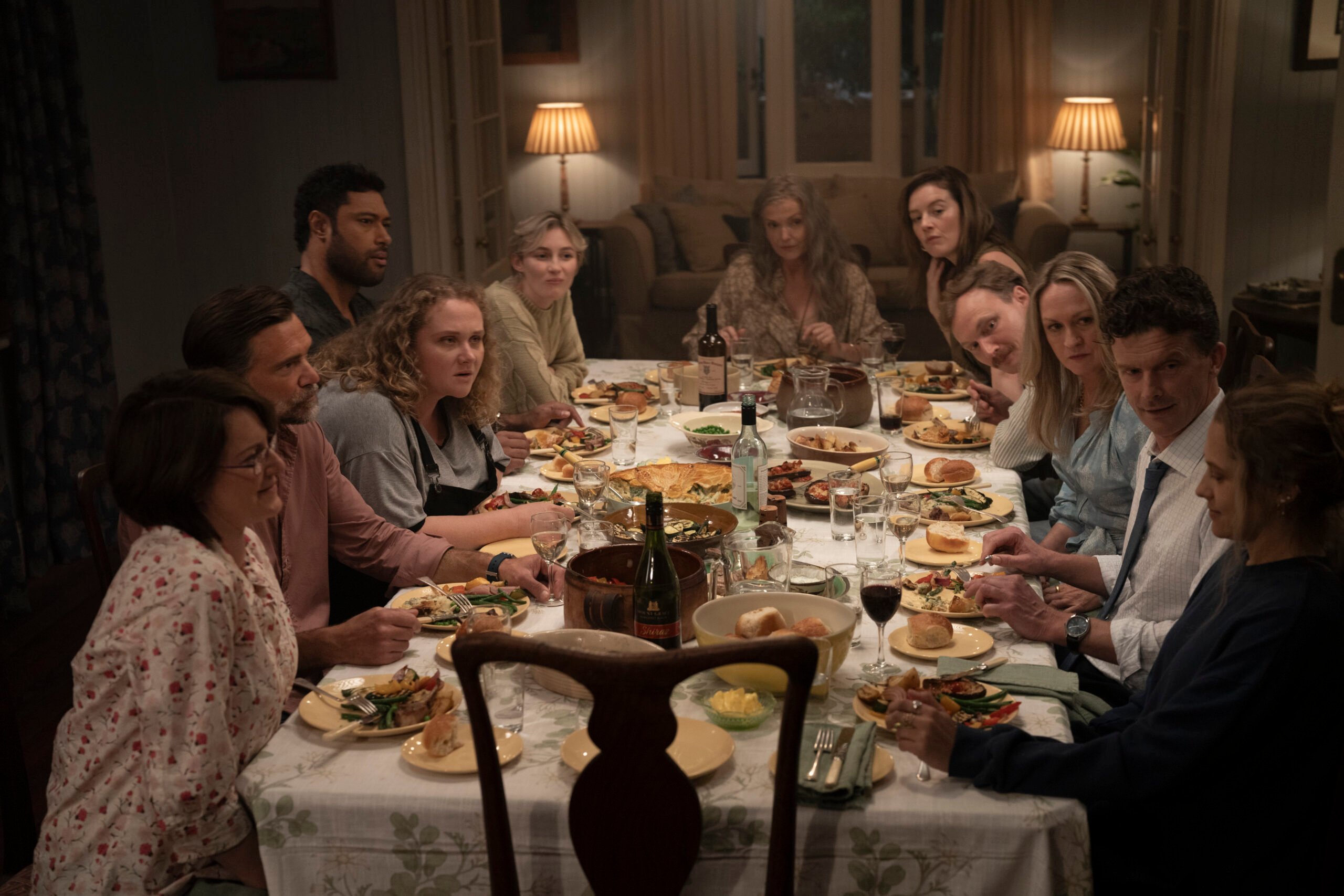 The Last Anniversary cast including Teresa Palmer, Miranda Richardson and Danielle Macdonald