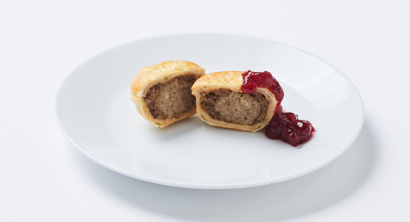 The Meatball Party Pie, topped with Lingonberry jam