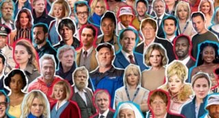 Collage of the stars of Britbox